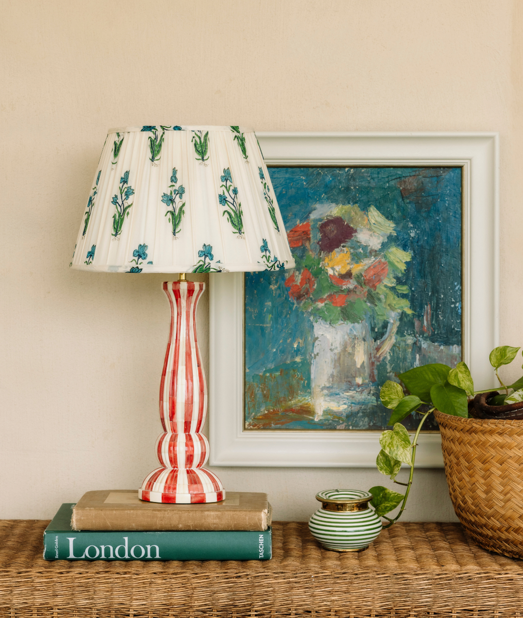 The Tangier Lamp in Red