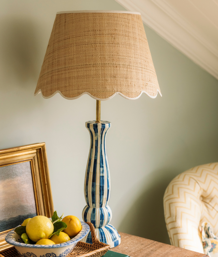 The Tangier Lamp in Blue