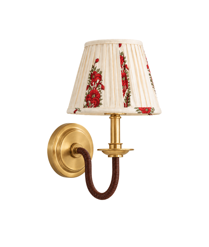 The Lucas Wall Light, Burgundy