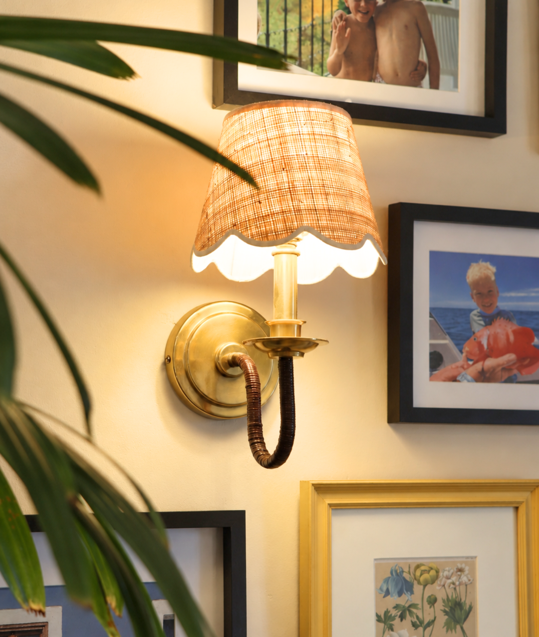 The Lucas Wall Light, Burgundy