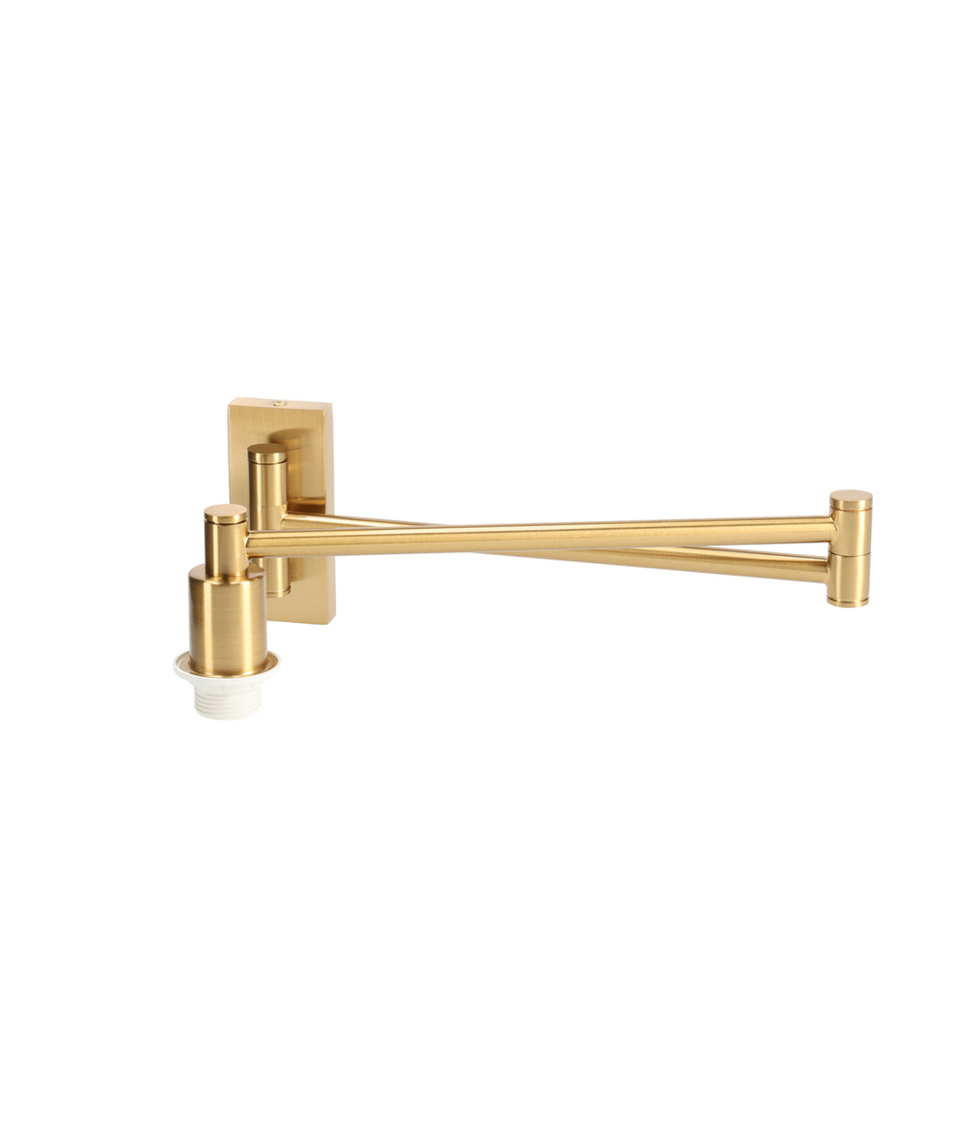 The Arlo with Card Shade in Brass