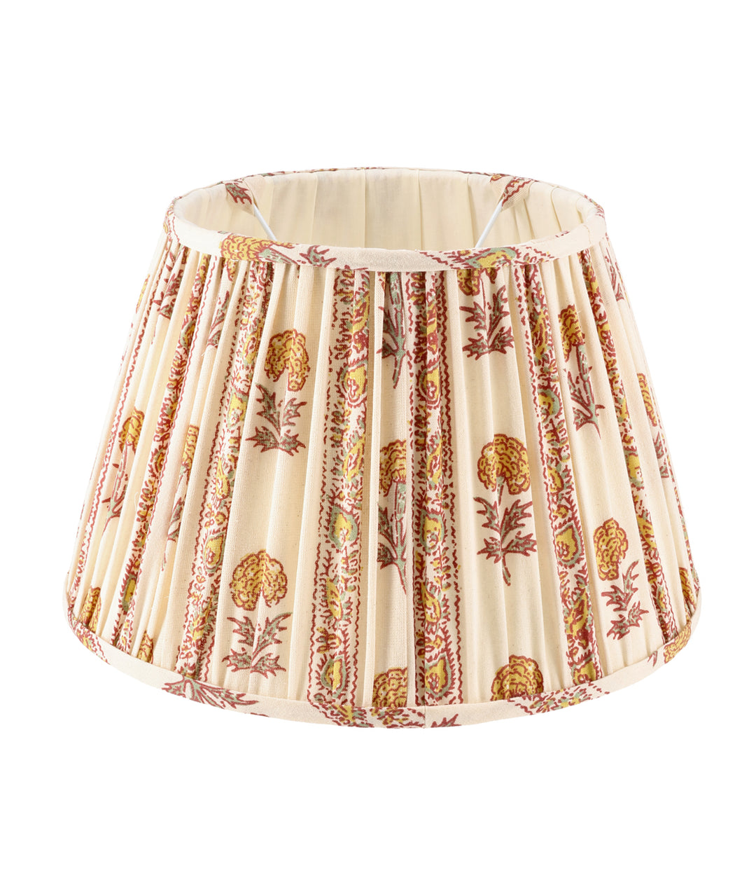 The Arlo with Gathered Shade in Brass