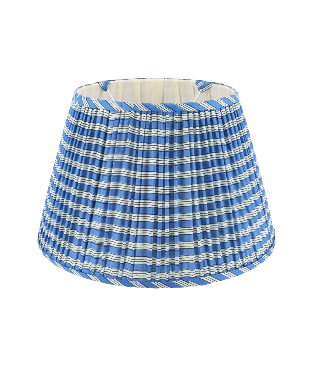 The Small Chandos with Gathered Shade in Chrome
