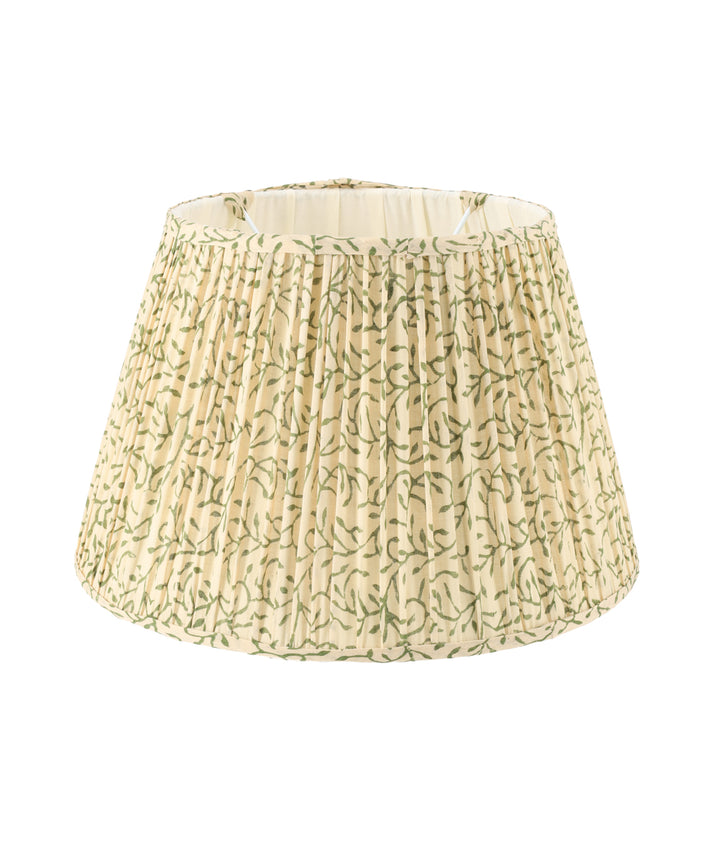 The Arlo with Gathered Shade in Brass