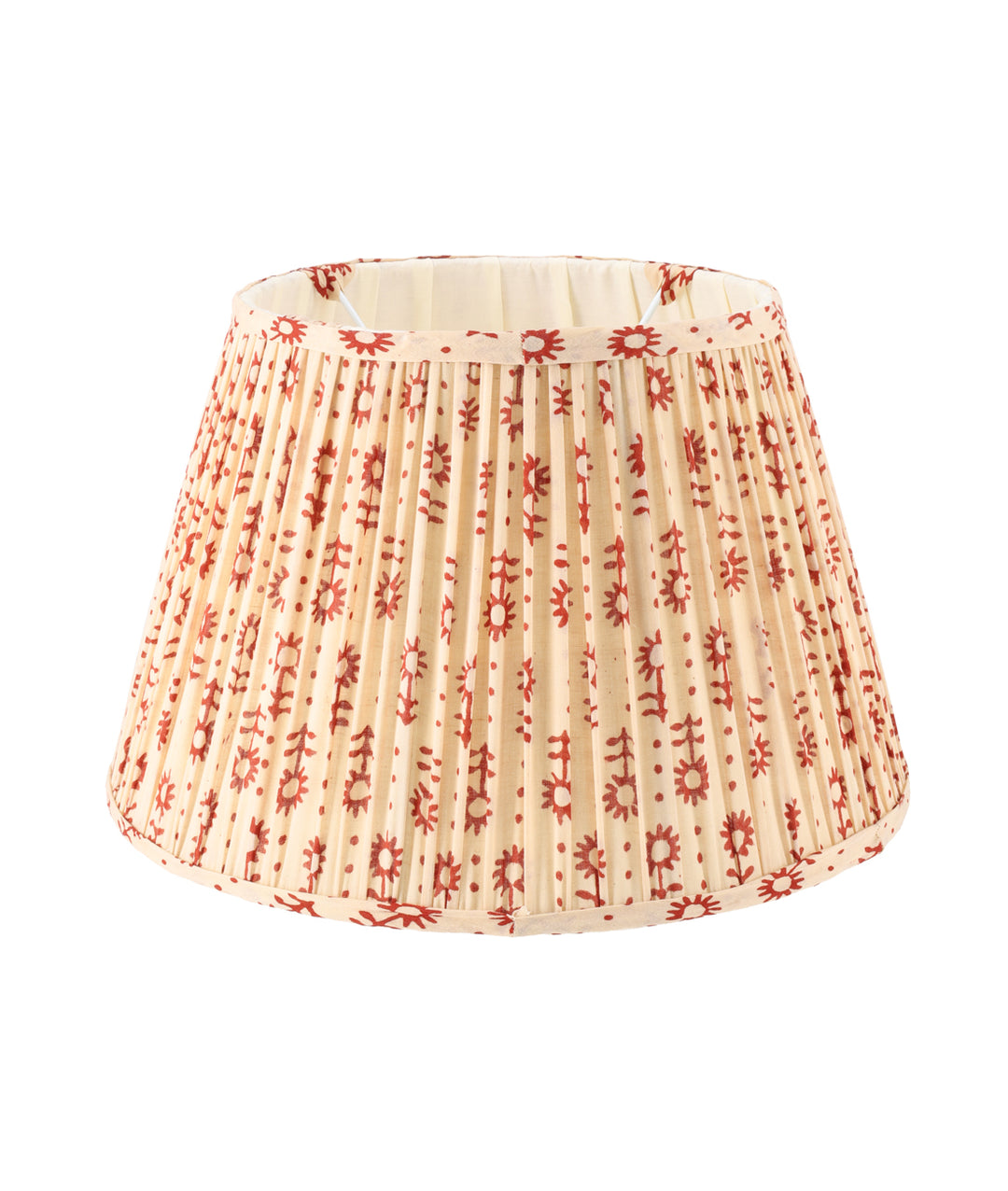 The Arlo with Gathered Shade in Brass
