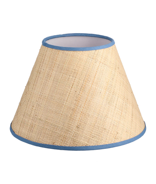 Raffia Lamp Shade - Ocean Blue