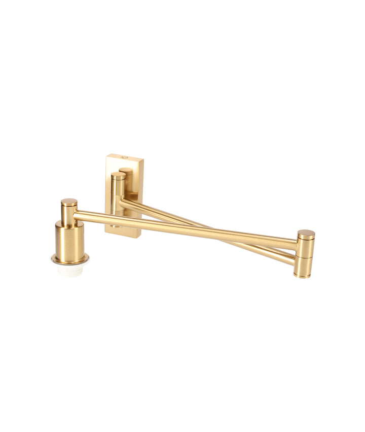 The Arlo with Gathered Shade in Brass