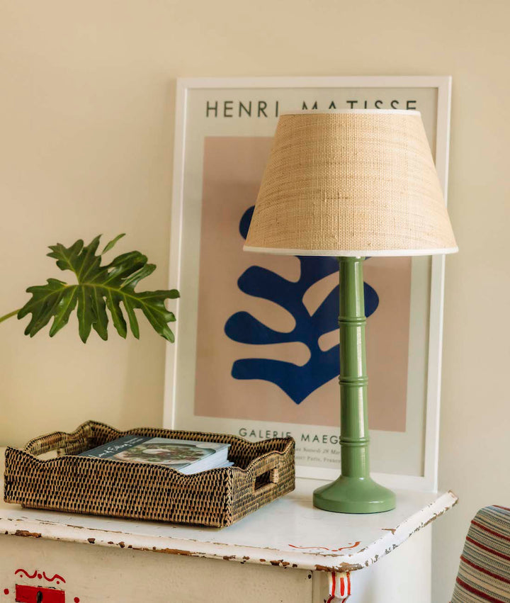 Small Medium Raffia Shade