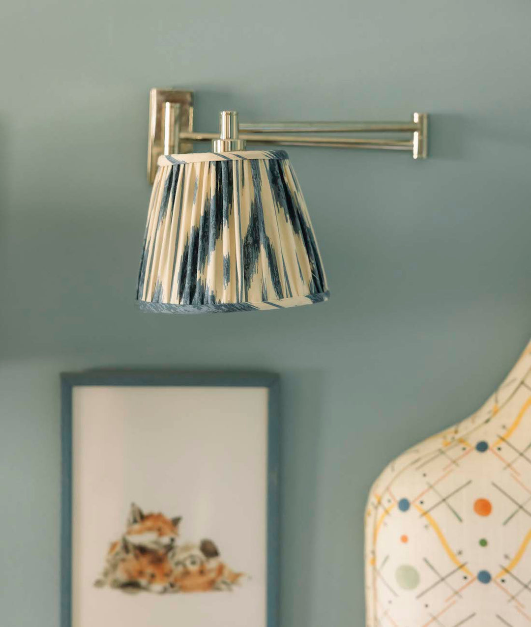 The Arlo with Gathered Shade in Chrome
