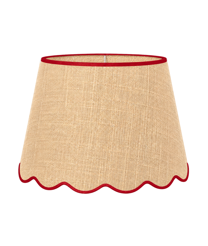 Medium/Large Raffia Scallop Shade