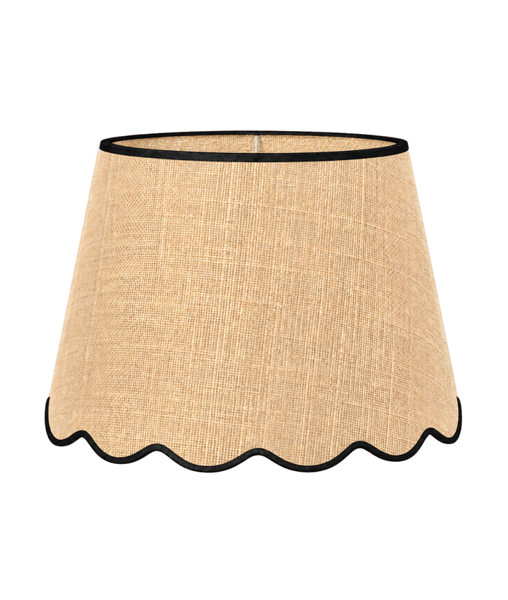 Medium/Large Raffia Scallop Shade