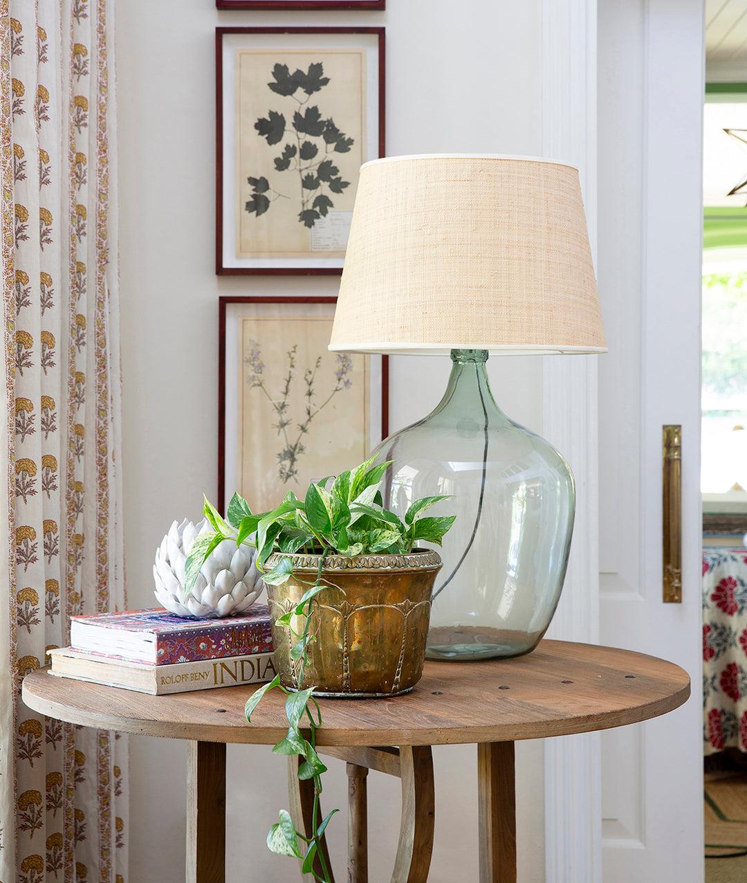 Large Raffia Shade