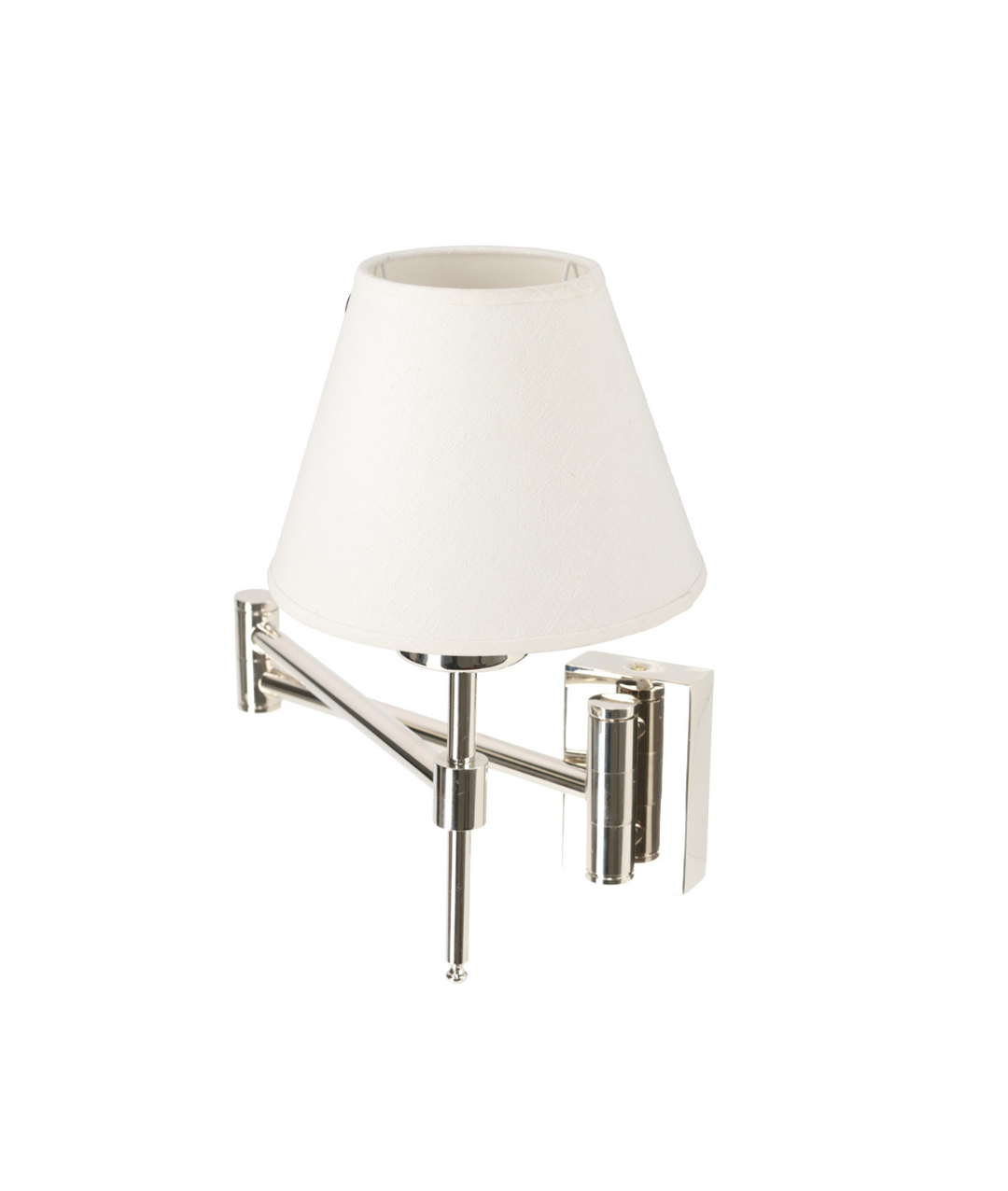 The Small Chandos with Card Shade in Chrome