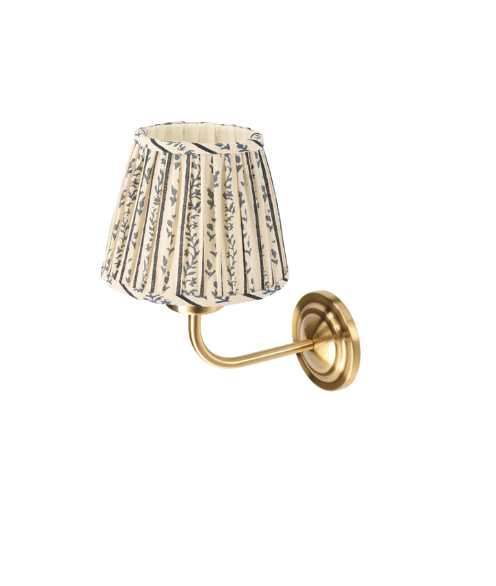 The Emily Wall Light With Gathered Shade