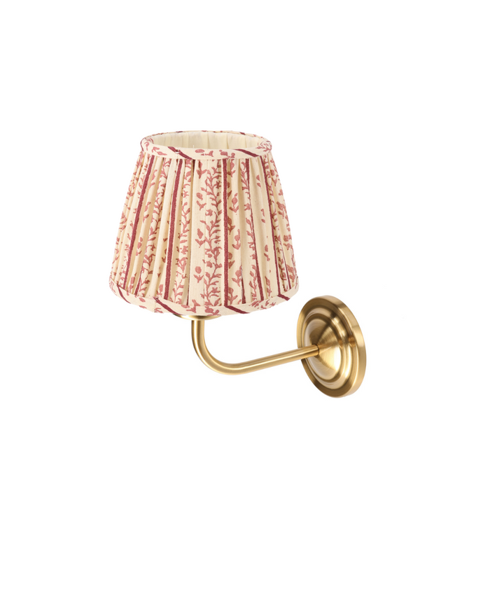The Emily Wall Light With Gathered Shade