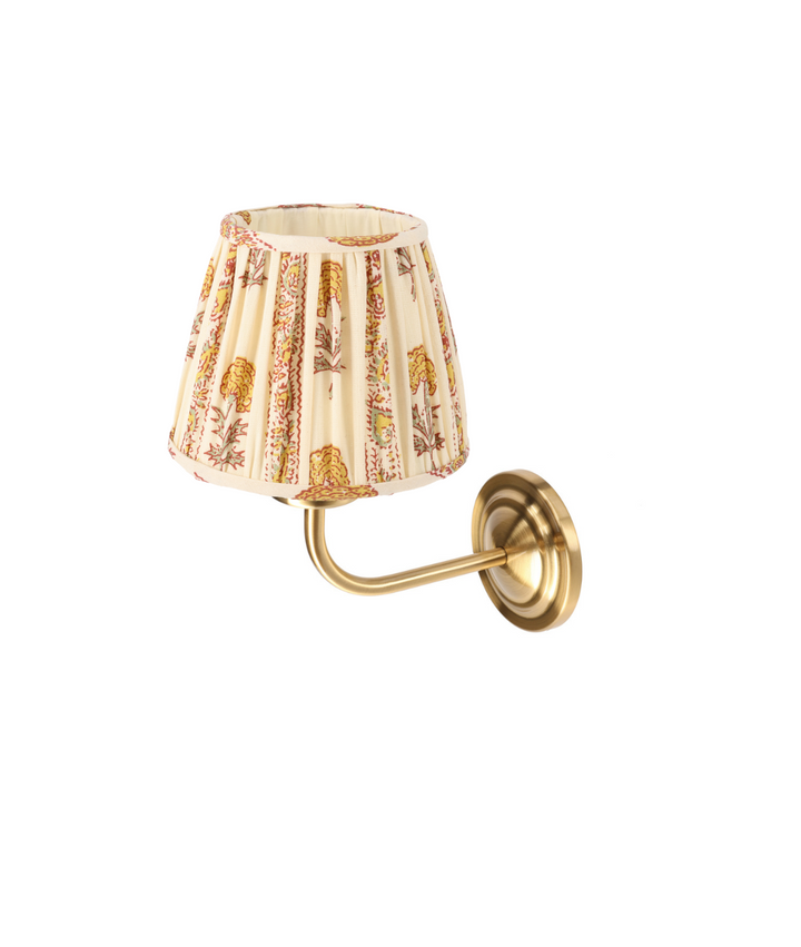 The Emily Wall Light With Gathered Shade