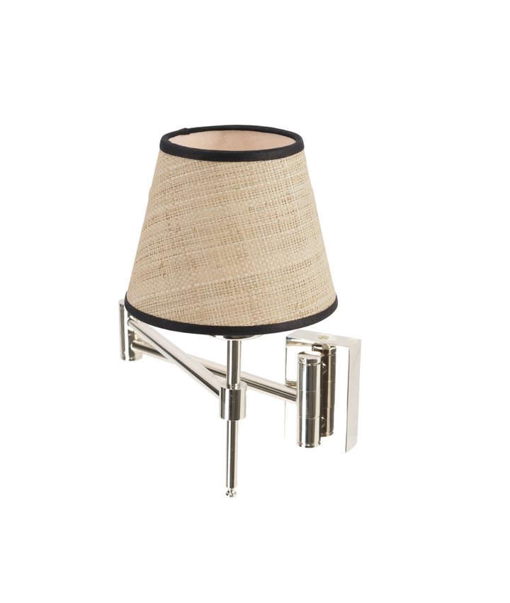 The Small Chandos with Card Shade in Chrome