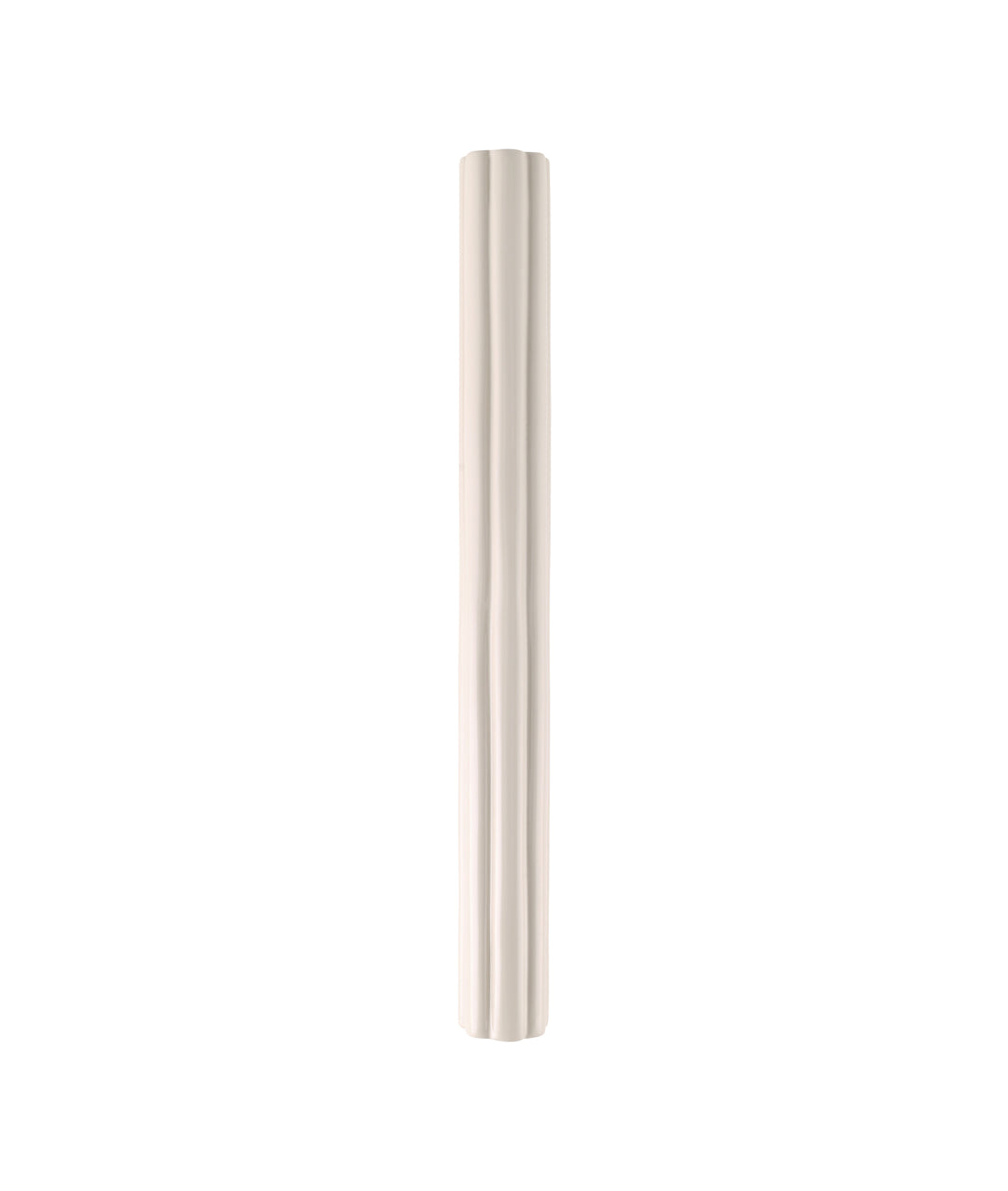 Fluted Pull Handle, Milky White