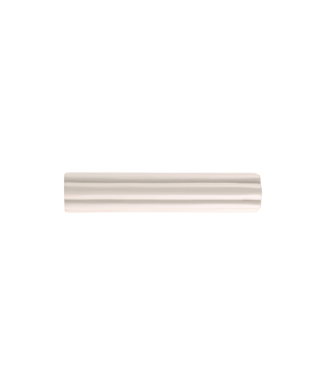 Fluted Pull Handle, Milky White