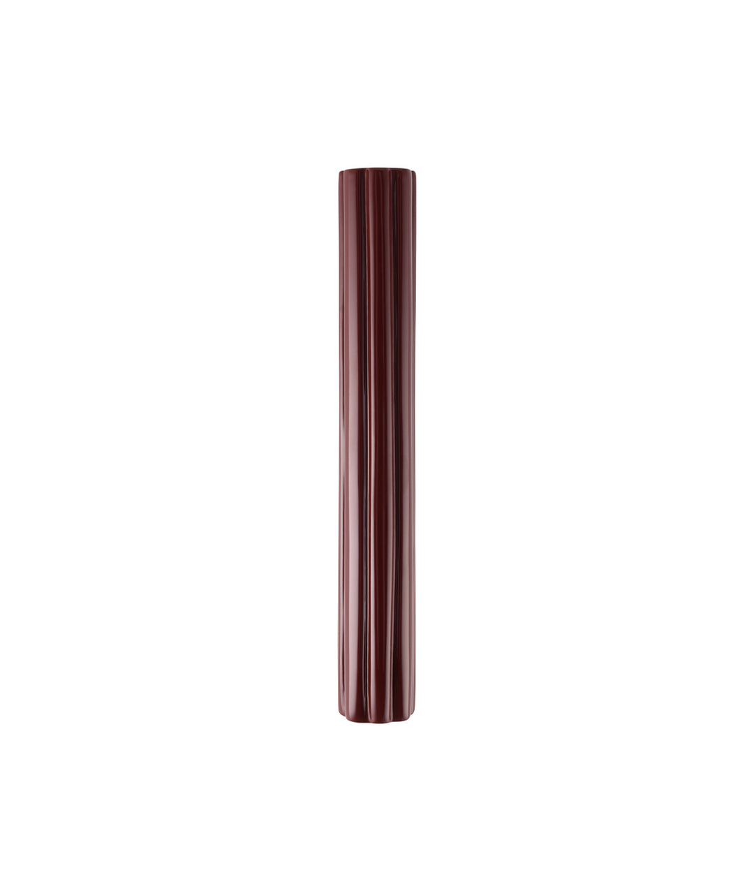 Fluted Pull Handle, Burgundy