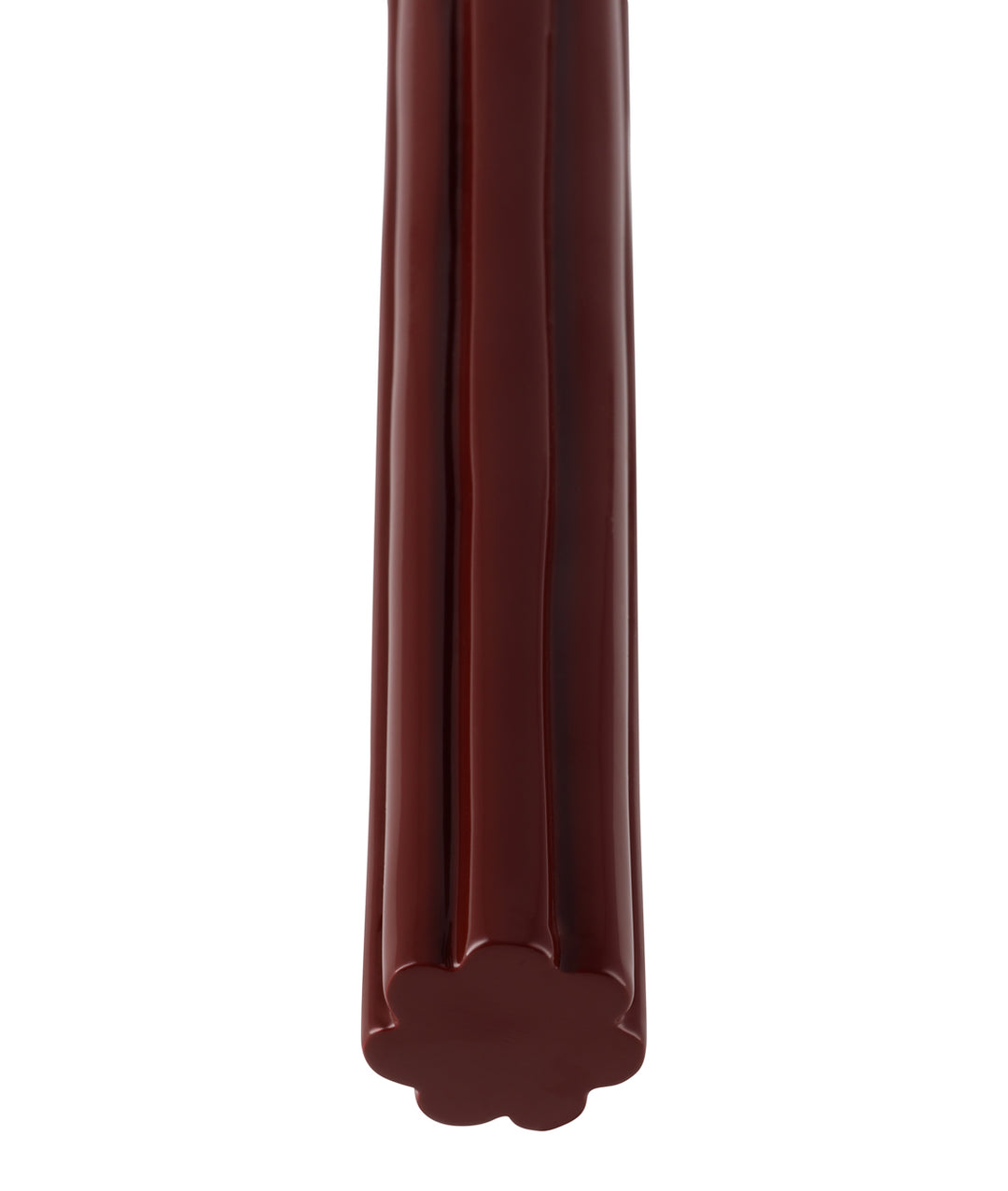 Fluted Pull Handle, Burgundy