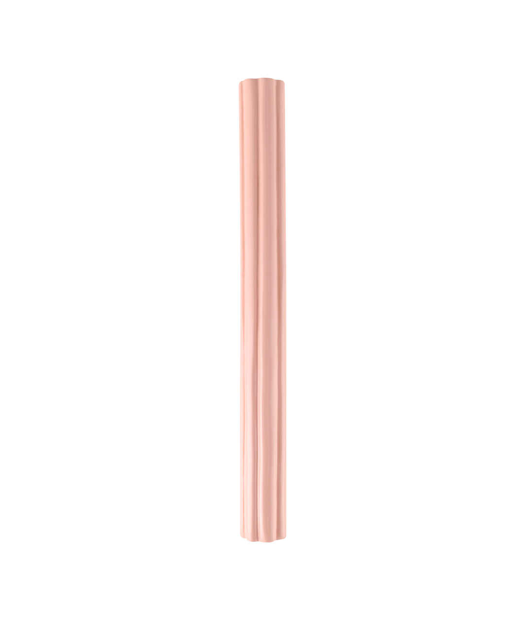 Fluted Pull Handle, Pale Pink