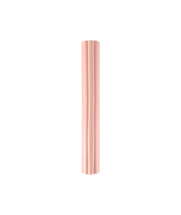 Fluted Pull Handle, Pale Pink