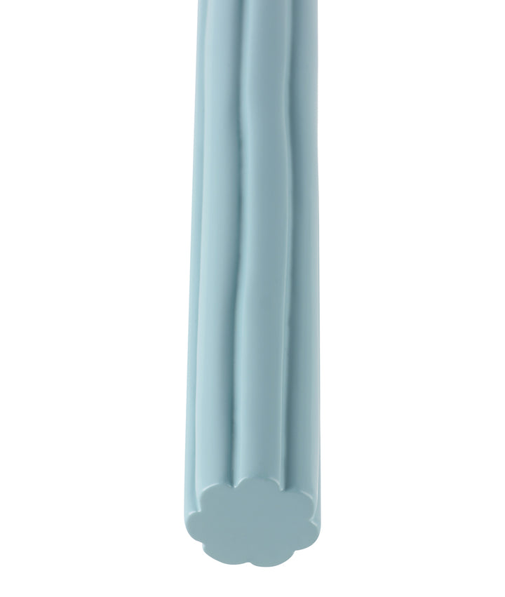 Fluted Pull Handle, Pale Blue