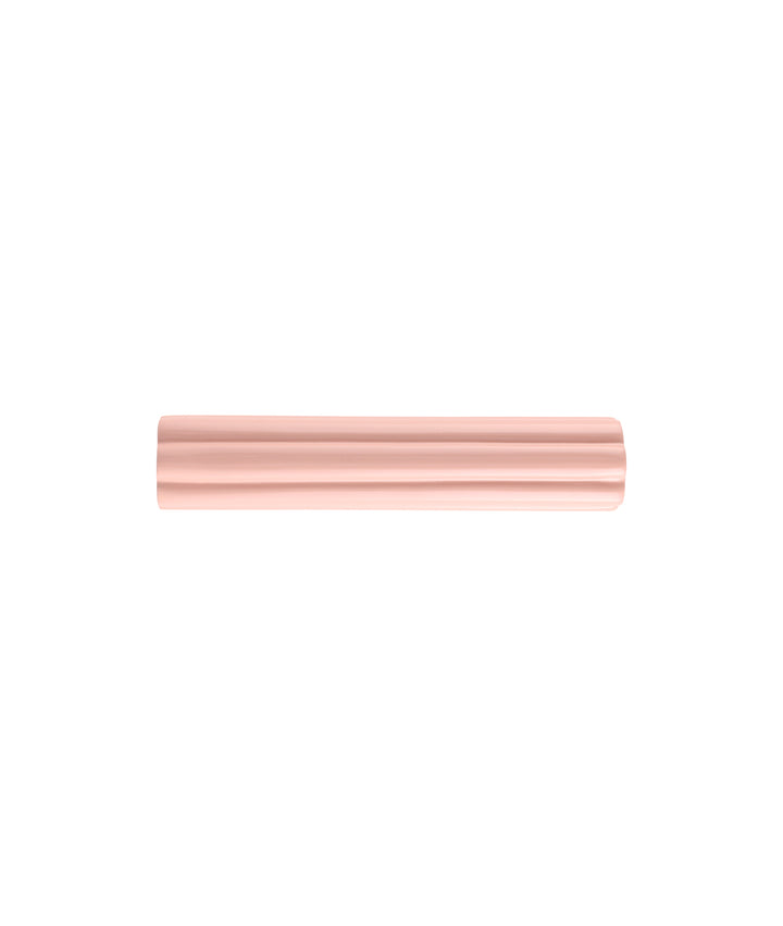 Fluted Pull Handle, Pale Pink