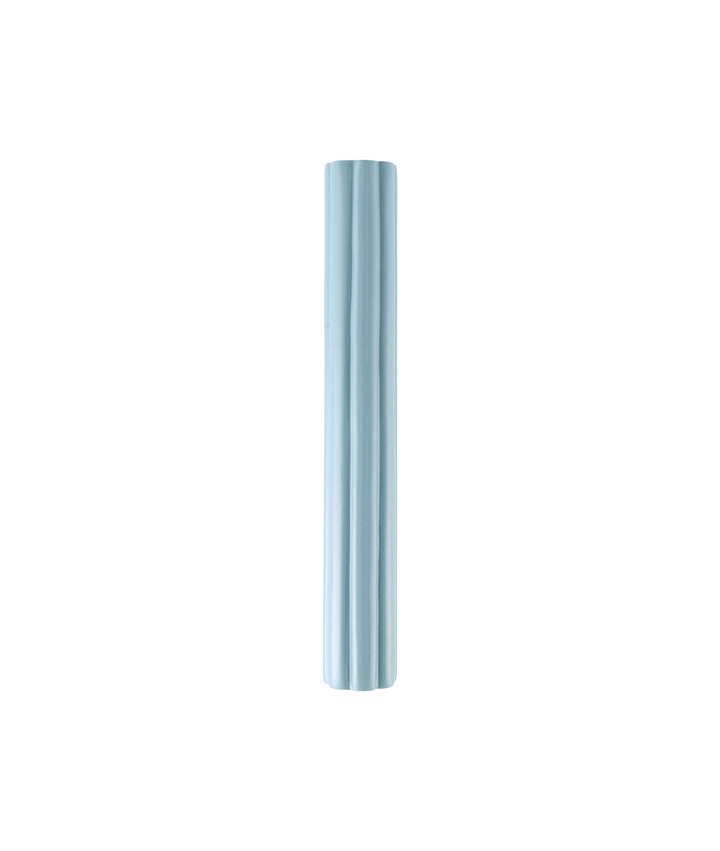 Fluted Pull Handle, Pale Blue