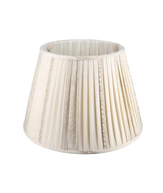 Casablanca Stripe in Stone Pleated